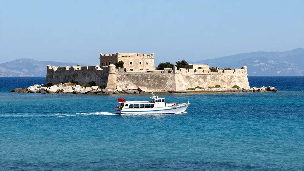 L’île de Spinalonga et sa forteresse dans la baie d’Elounda